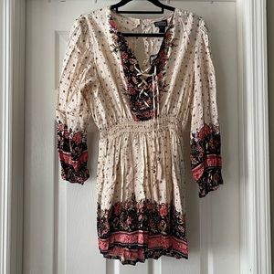 Angie long sleeved romper NWT